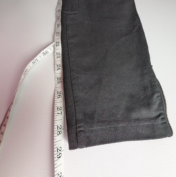 Eileen Fisher Black Equestrian  Style Riding Pants EUC size Medium - Picture 2 of 10